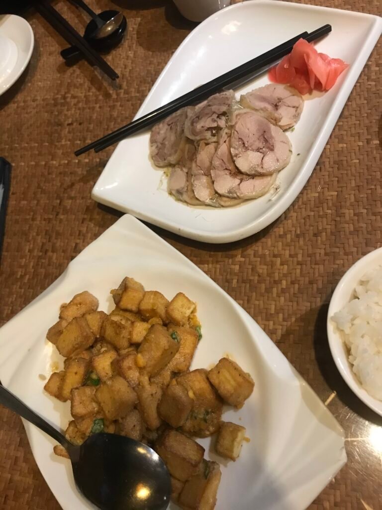 京華煙雲-臺中-醉鷄、鹹蛋豆腐